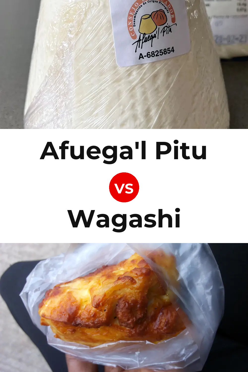 Afuega'l Pitu Cheese vs Wagashi Cheese Pinterest comparison