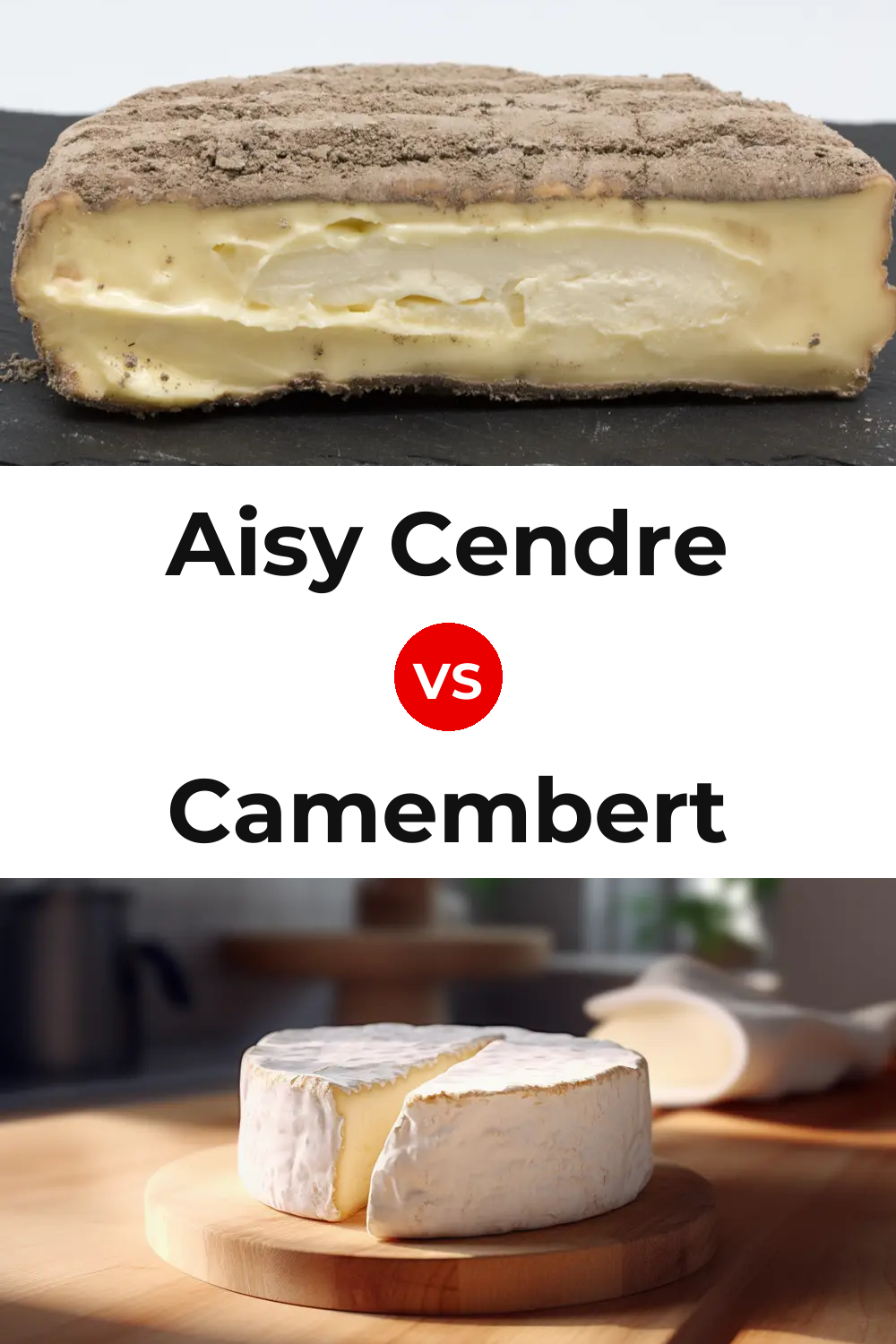 Aisy Cendre Cheese vs Camembert Cheese Pinterest comparison