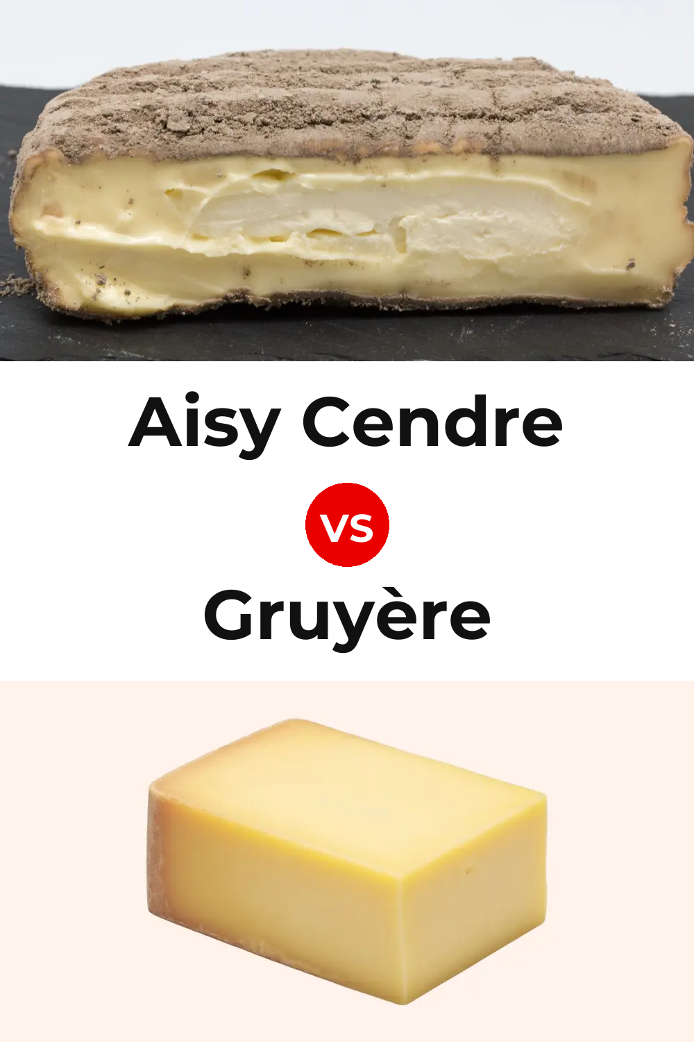 Aisy Cendre Cheese vs Gruyère Cheese Pinterest comparison