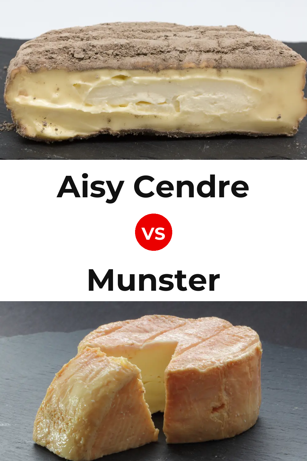 Aisy Cendre Cheese vs Munster Cheese Pinterest comparison