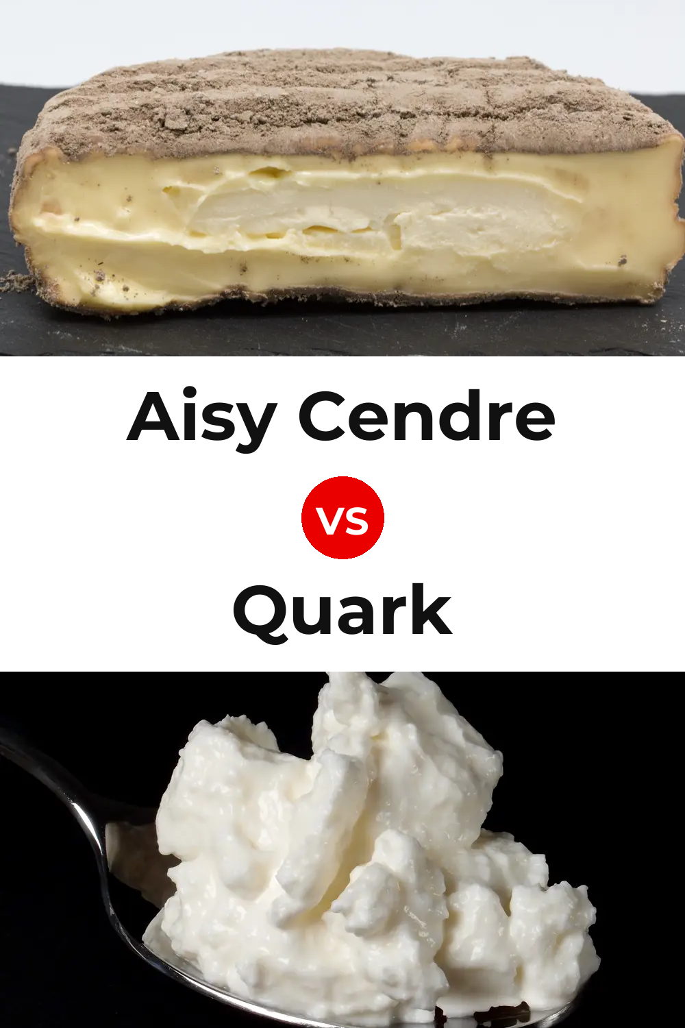 Aisy Cendre Cheese vs Quark Cheese Pinterest comparison