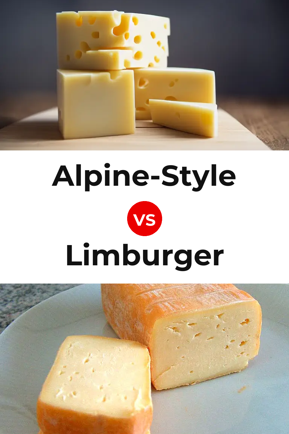 Alpine-Style Cheese vs Limburger Cheese Pinterest comparison