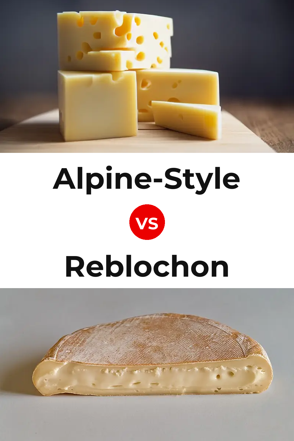 Alpine-Style Cheese vs Reblochon Cheese Pinterest comparison