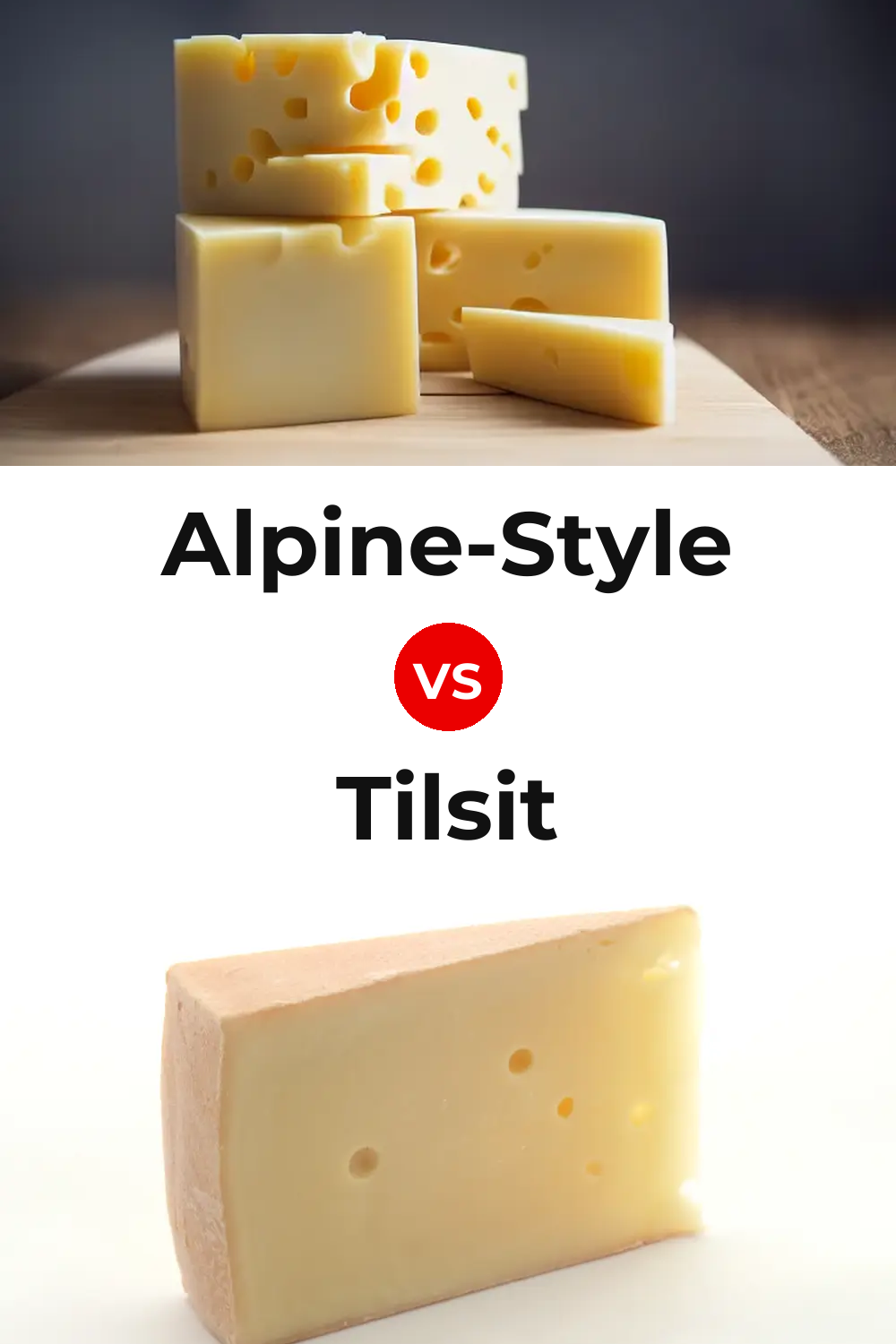 Alpine-Style Cheese vs Tilsit Cheese Pinterest comparison