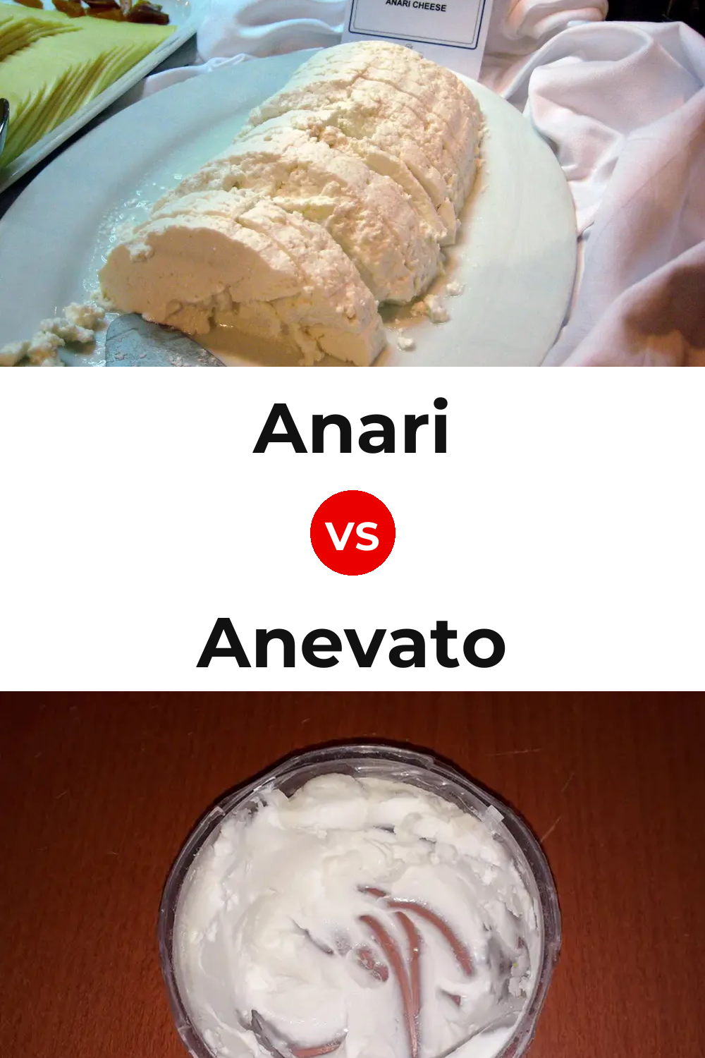 Anari Cheese vs Anevato Cheese Pinterest comparison