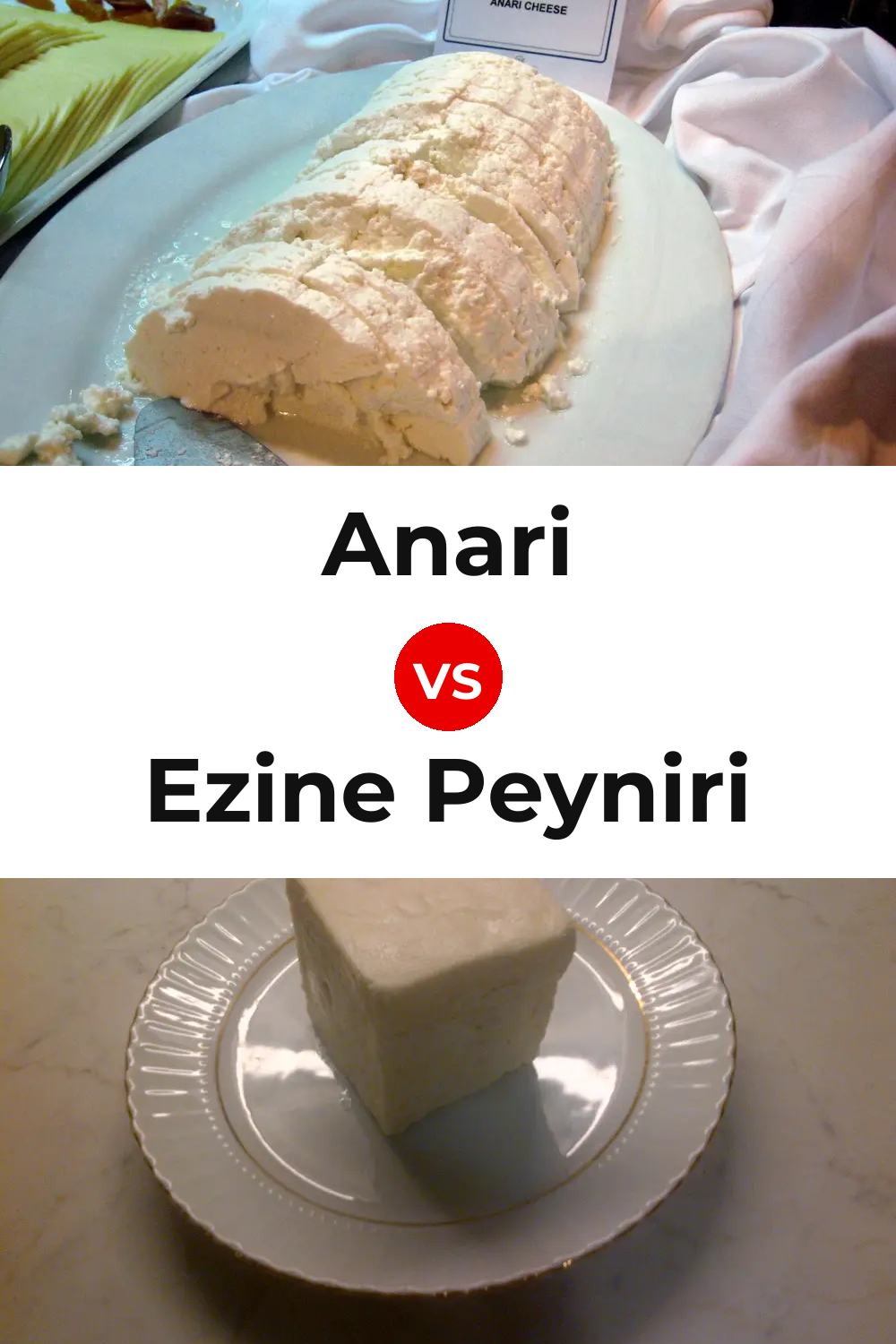 Anari Cheese vs Ezine Peyniri Cheese Pinterest comparison