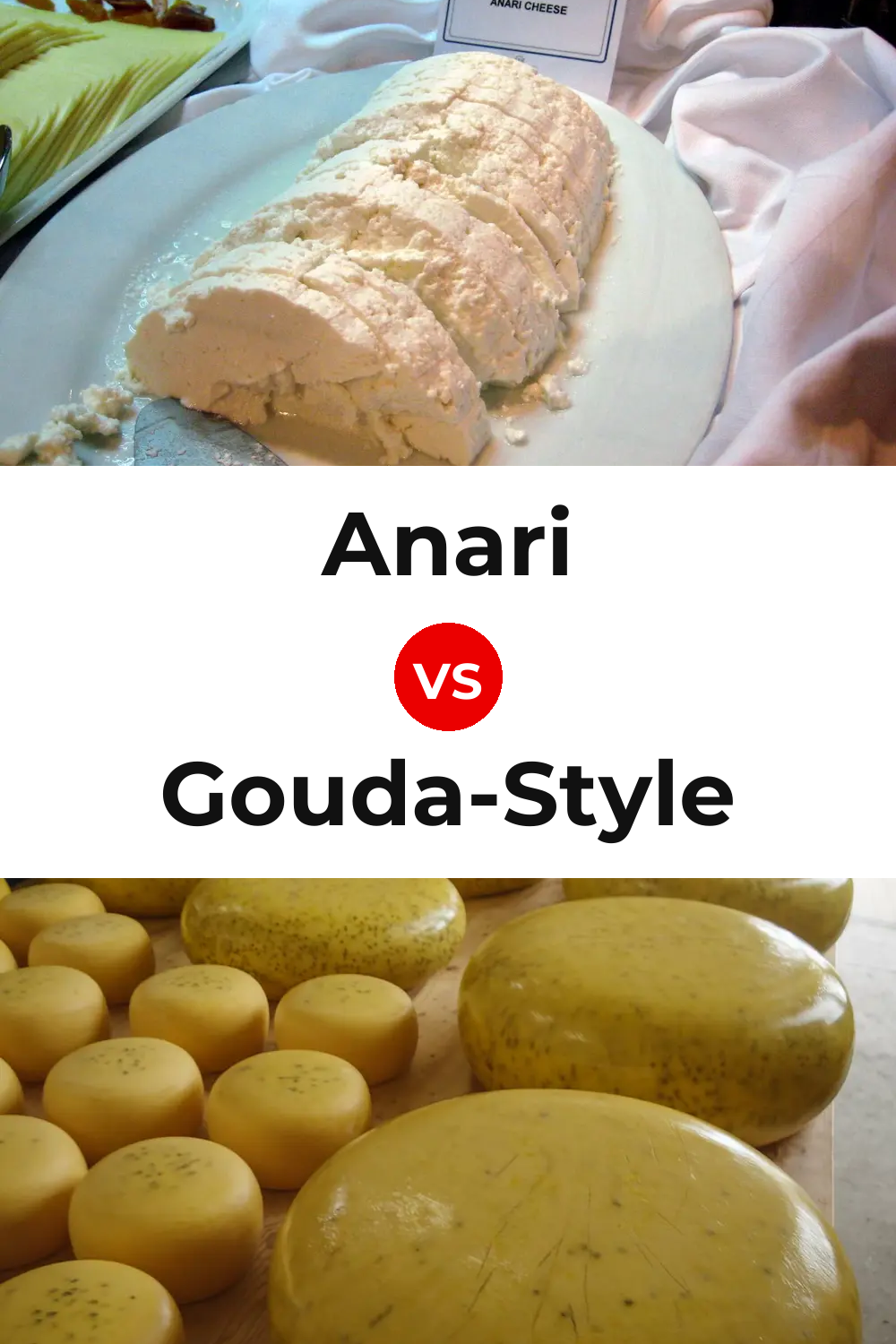 Anari Cheese vs Gouda-Style Cheese Pinterest comparison