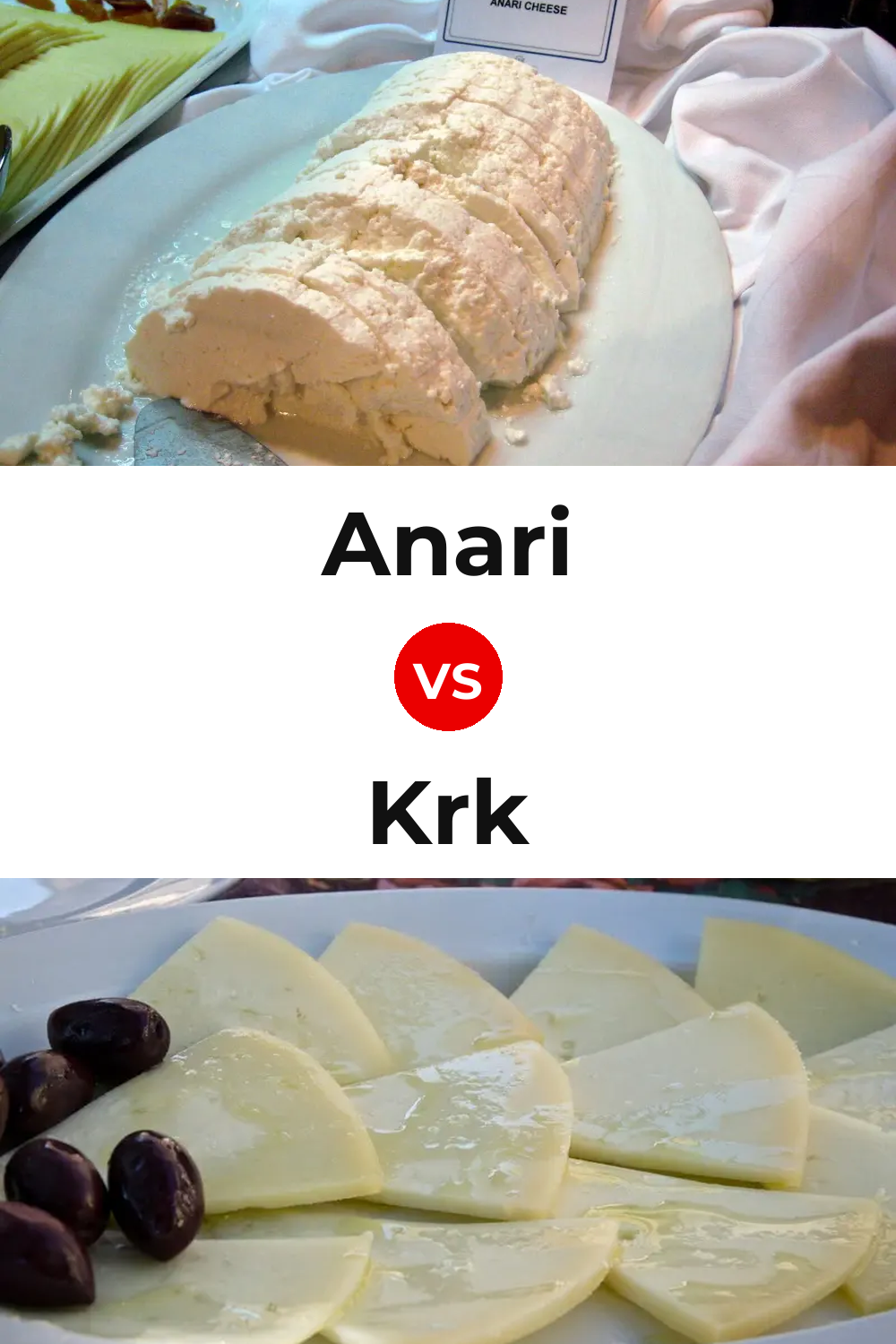 Anari Cheese vs Krk Cheese Pinterest comparison