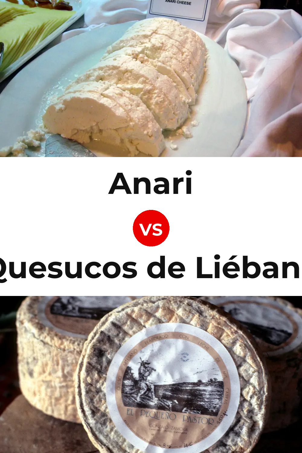 Anari Cheese vs Quesucos de Liébana Cheese Pinterest comparison