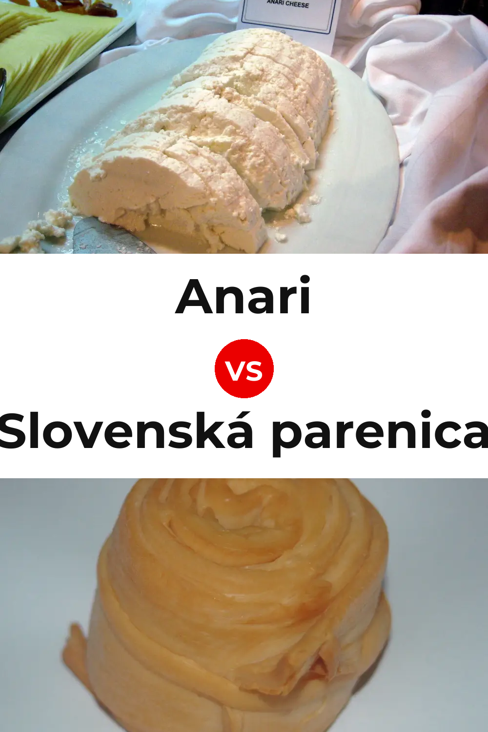 Anari Cheese vs Slovenská parenica Cheese Pinterest comparison