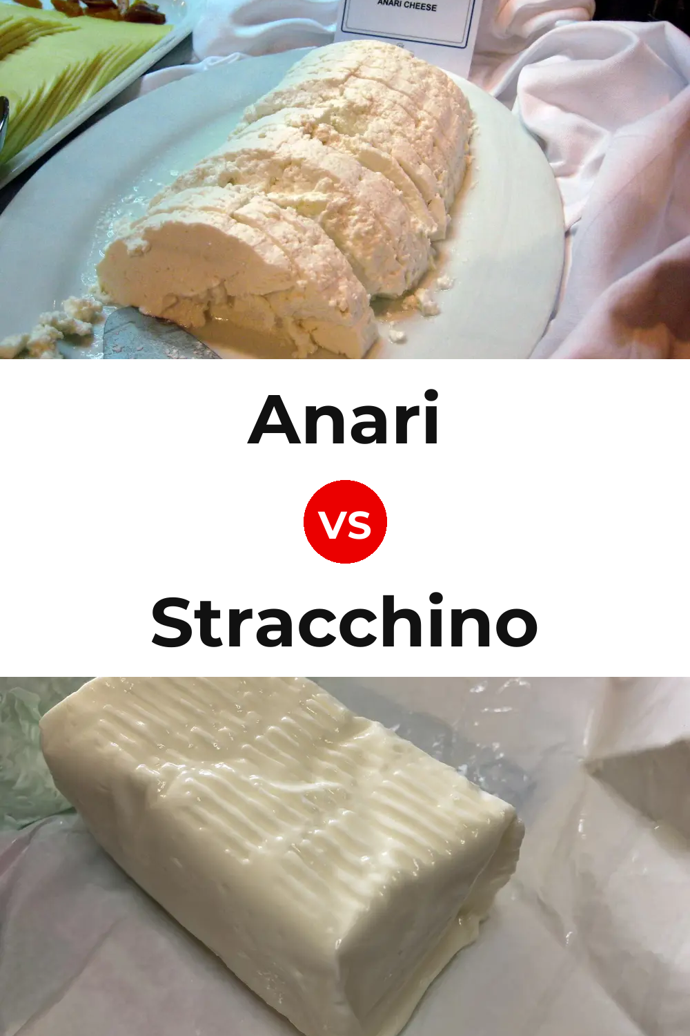 Anari Cheese vs Stracchino Cheese Pinterest comparison