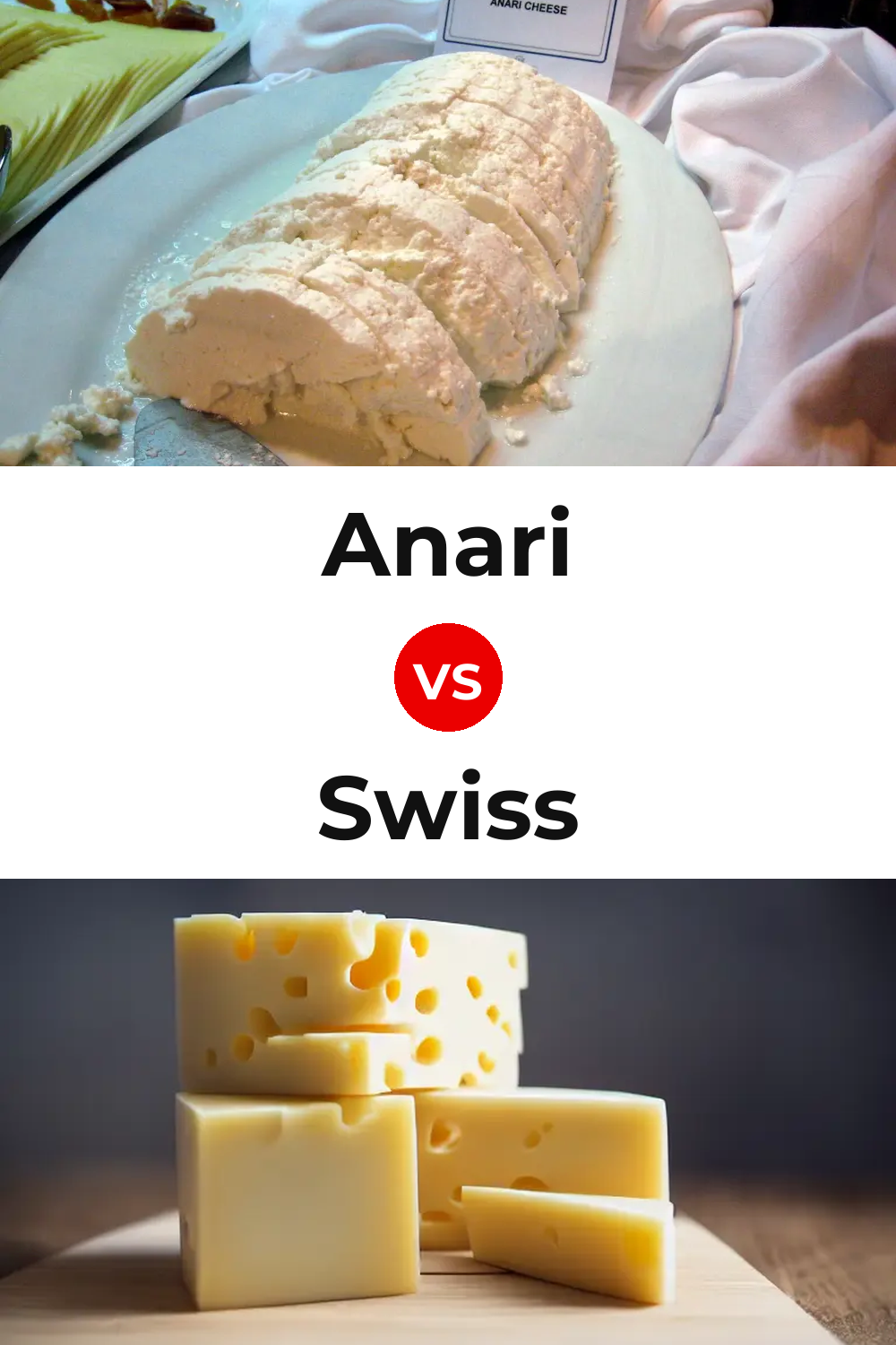 Anari Cheese vs Swiss Cheese Pinterest comparison