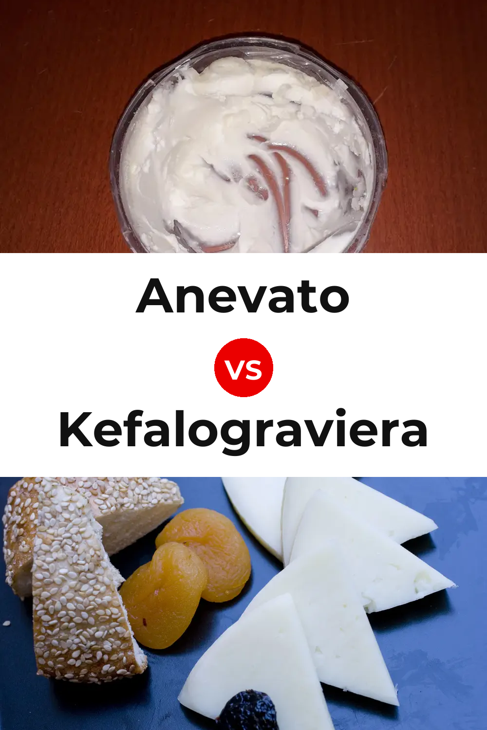 Anevato Cheese vs Kefalograviera Cheese Pinterest comparison