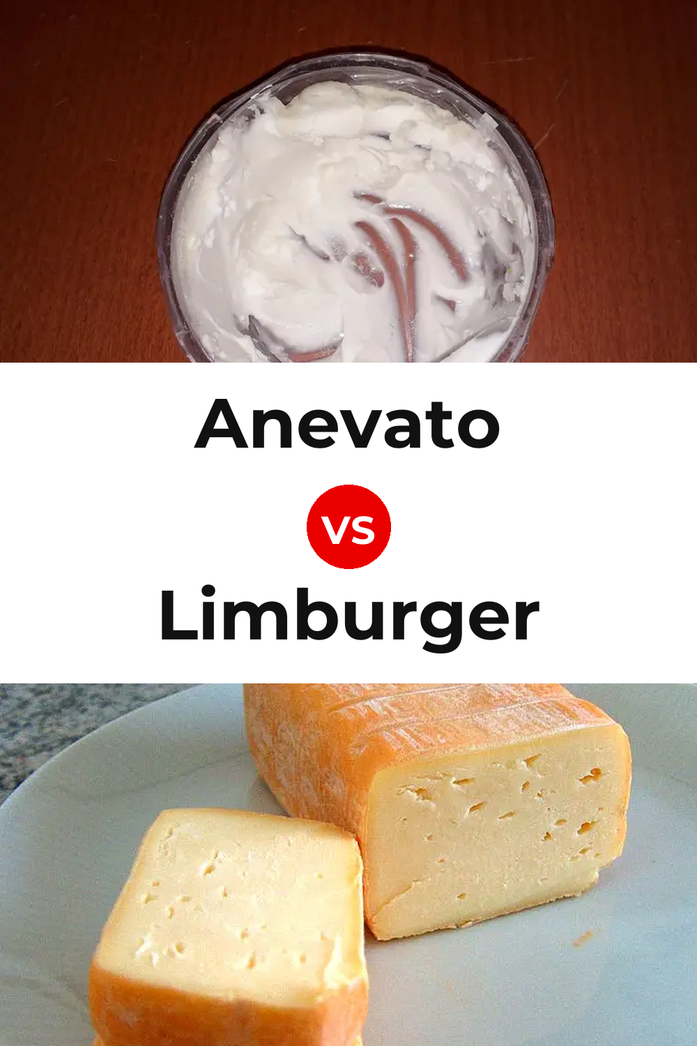 Anevato Cheese vs Limburger Cheese Pinterest comparison