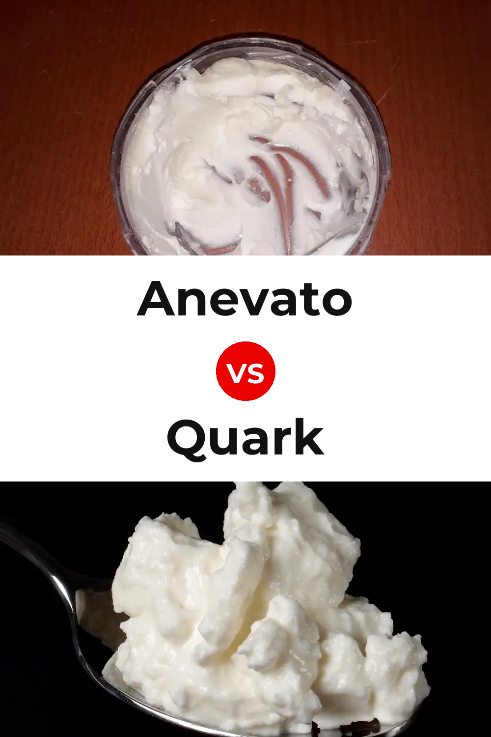 Anevato Cheese vs Quark Cheese Pinterest comparison