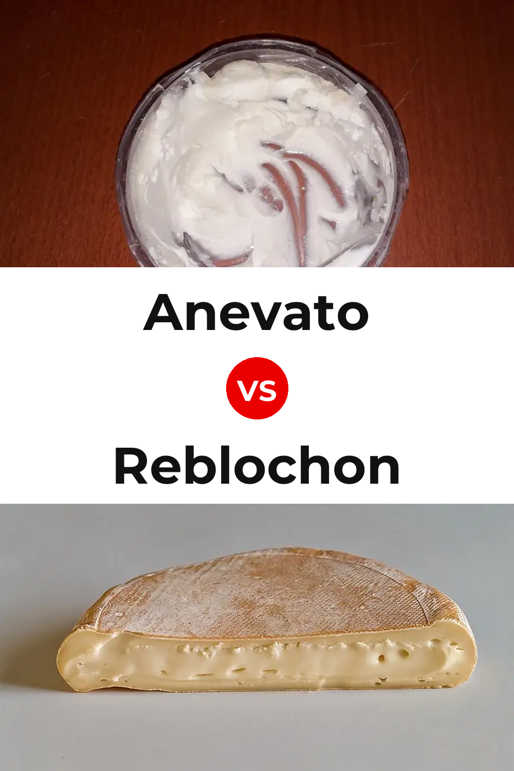 Anevato Cheese vs Reblochon Cheese Pinterest comparison