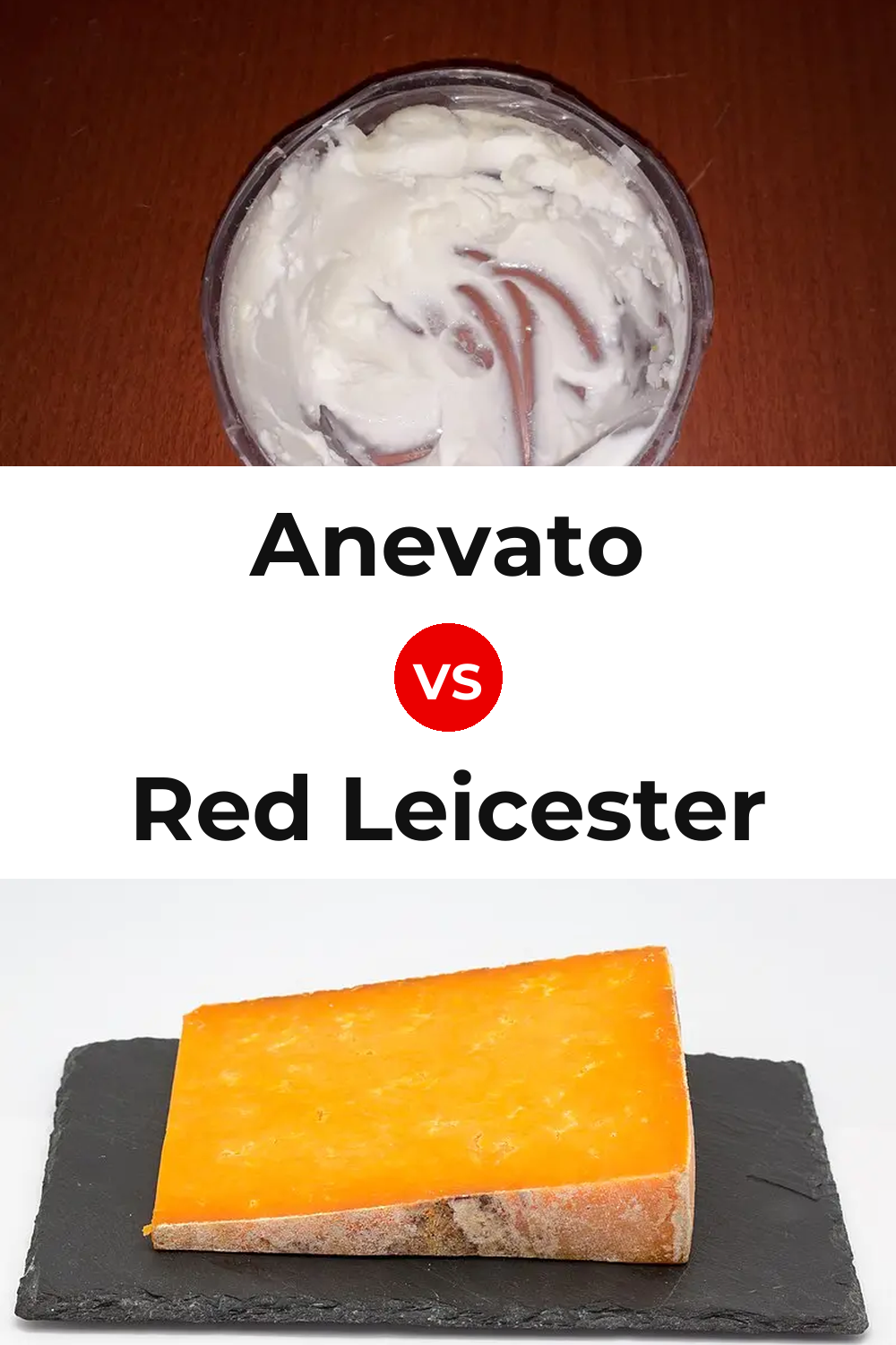 Anevato Cheese vs Red Leicester Cheese Pinterest comparison