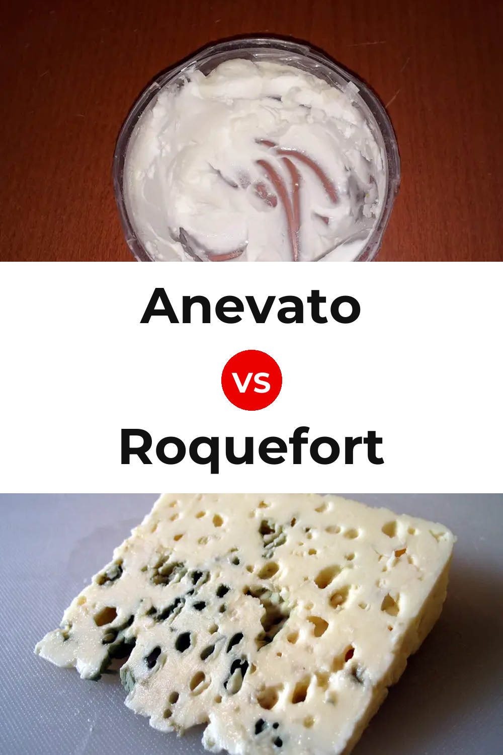 Anevato Cheese vs Roquefort Cheese Pinterest comparison