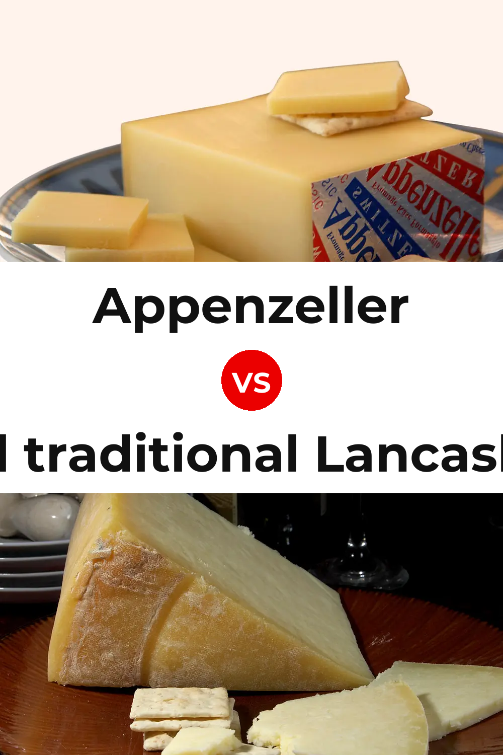 Appenzeller Cheese vs Beacon Fell traditional Lancashire cheese Pinterest comparison