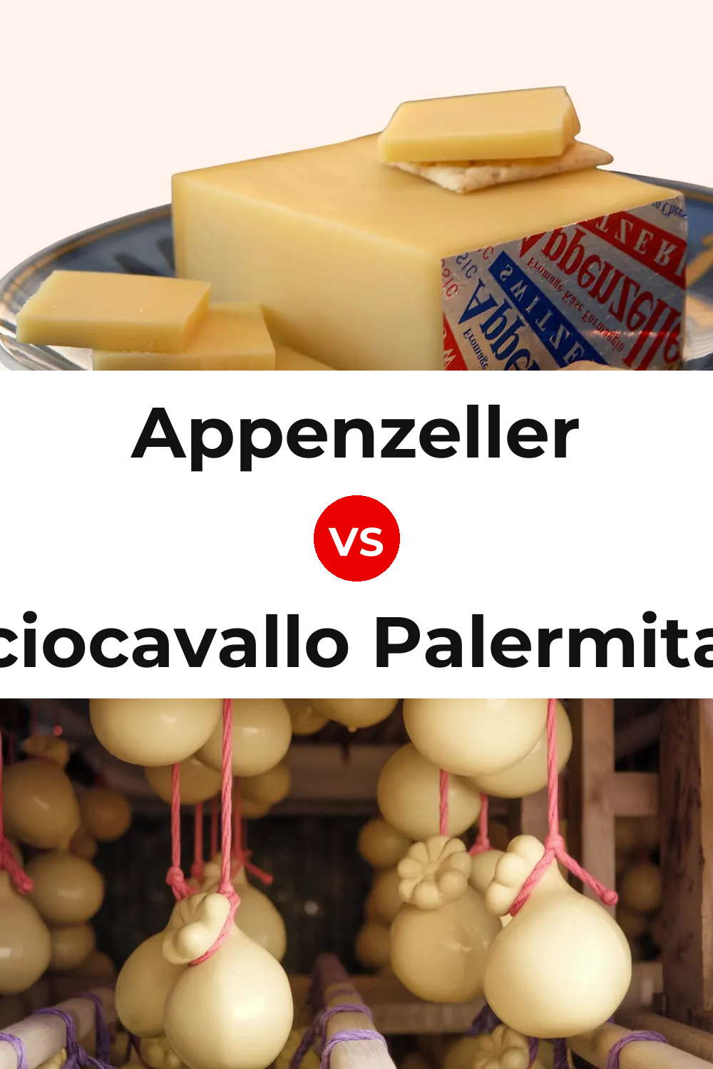 Appenzeller Cheese vs Caciocavallo Palermitano Cheese Pinterest comparison