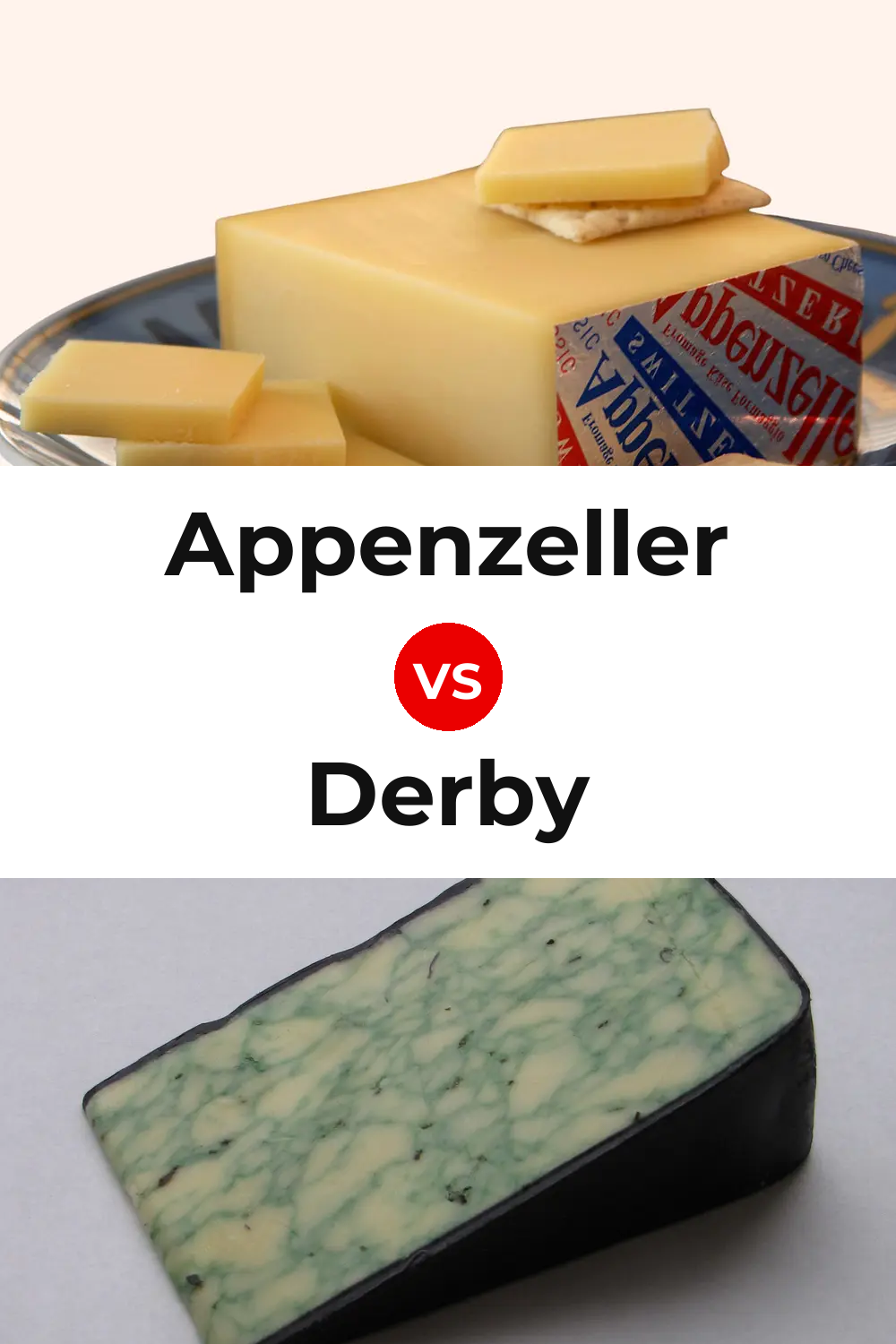 Appenzeller Cheese vs Derby Cheese Pinterest comparison