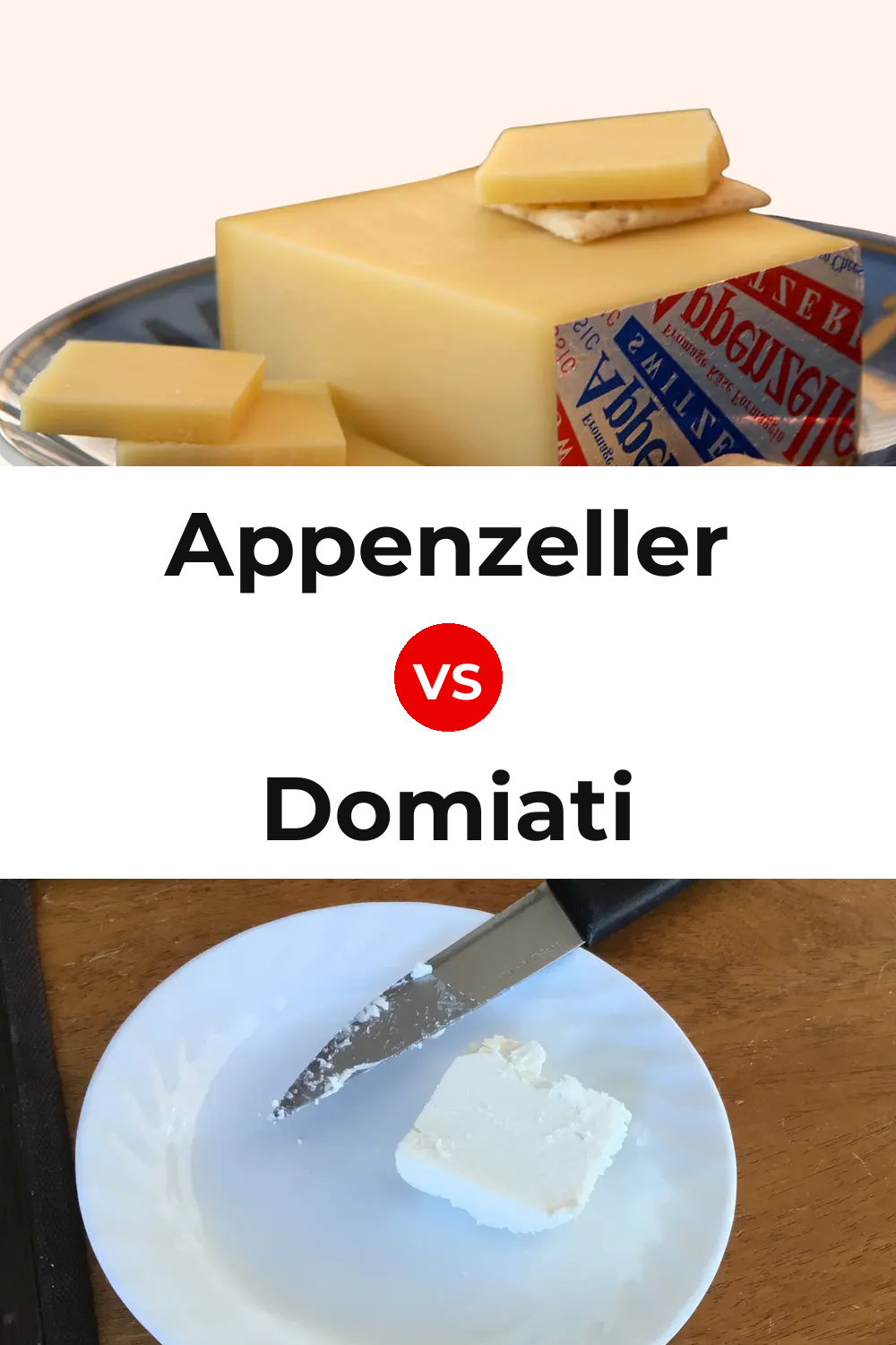 Appenzeller Cheese vs Domiati Cheese Pinterest comparison