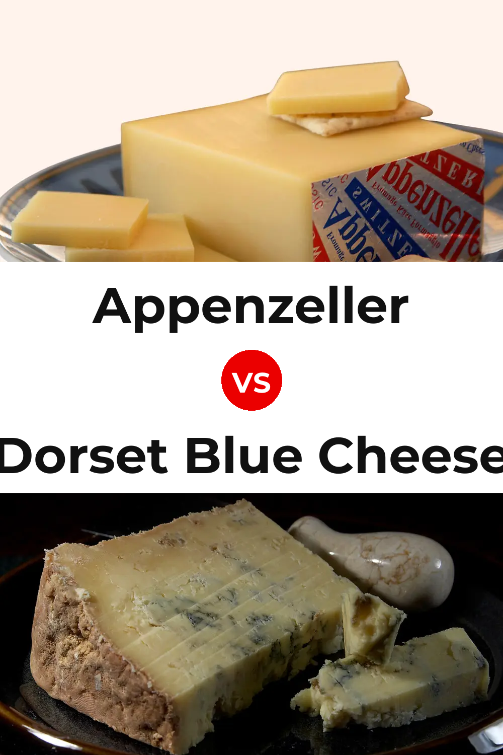 Appenzeller Cheese vs Dorset Blue Cheese Pinterest comparison