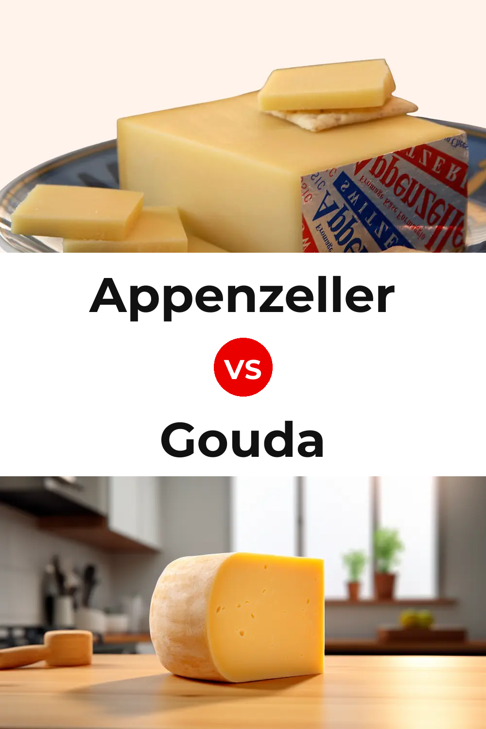 Appenzeller Cheese vs Gouda Cheese Pinterest comparison