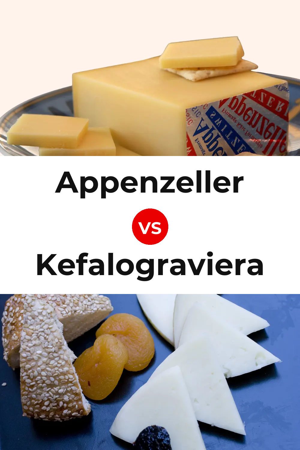 Appenzeller Cheese vs Kefalograviera Cheese Pinterest comparison