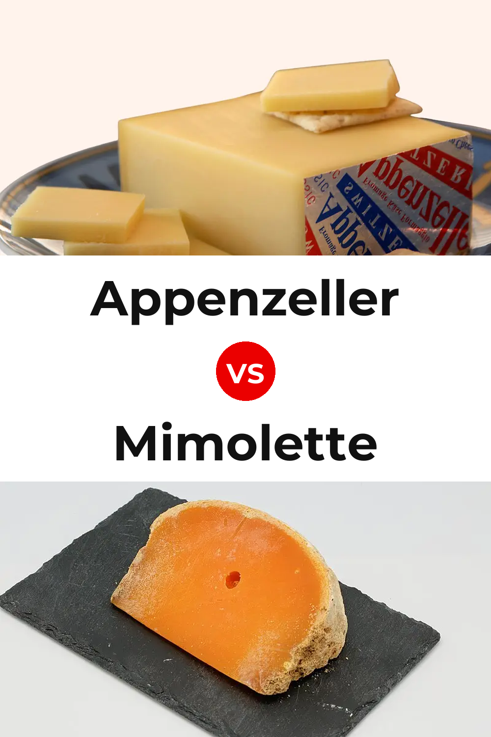 Appenzeller Cheese vs Mimolette Cheese Pinterest comparison