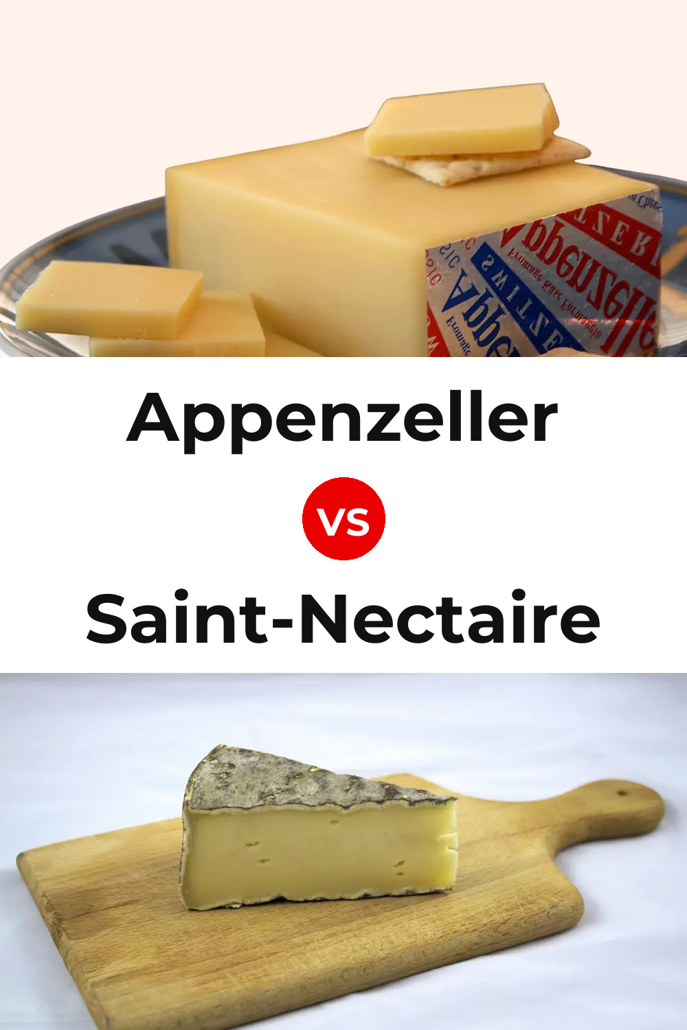 Appenzeller Cheese vs Saint-Nectaire Cheese Pinterest comparison