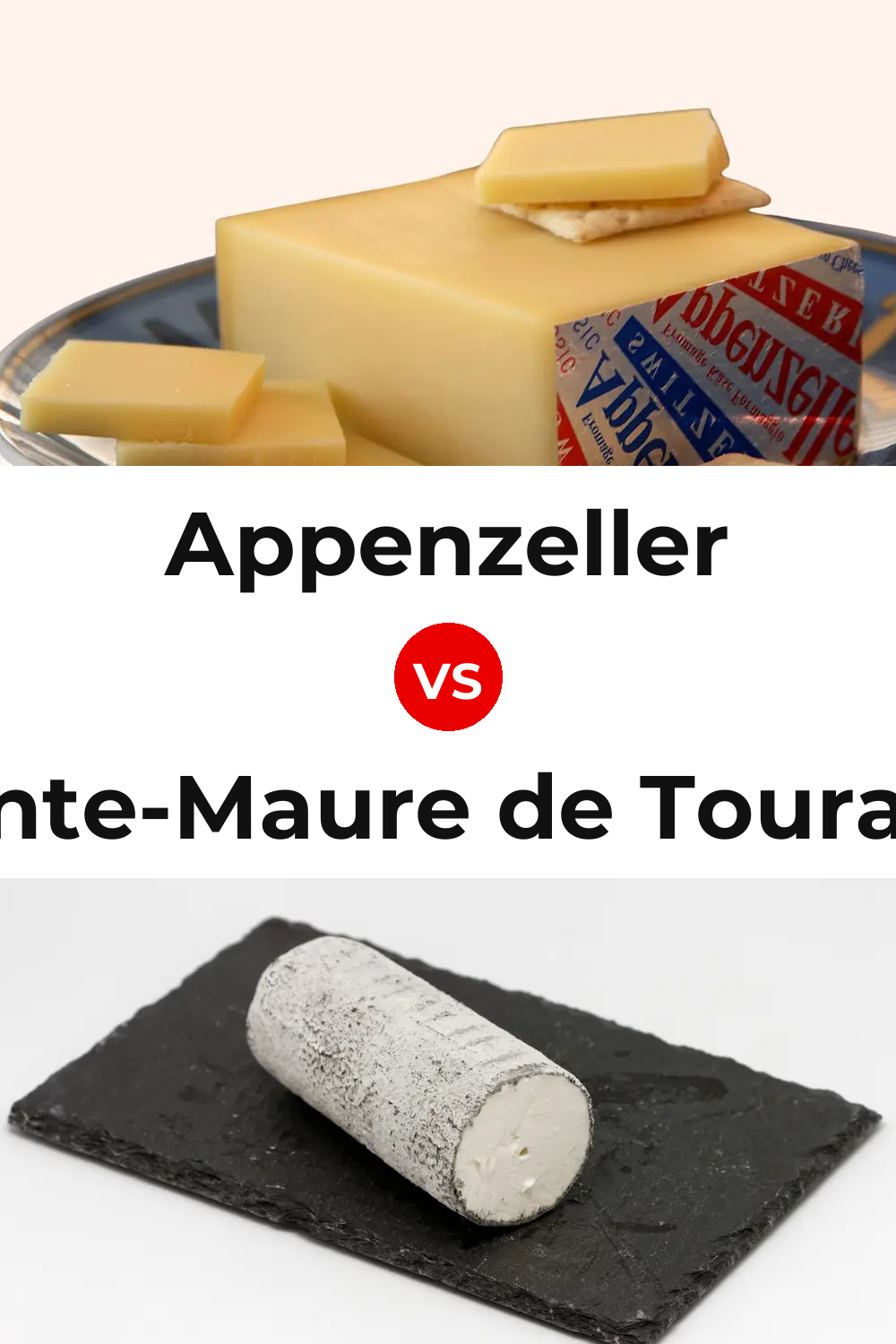 Appenzeller Cheese vs Sainte-Maure de Touraine Cheese Pinterest comparison