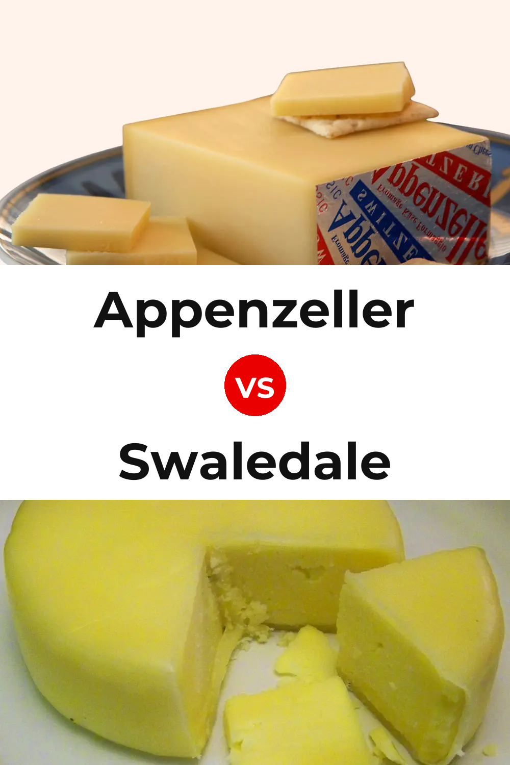 Appenzeller Cheese vs Swaledale Cheese Pinterest comparison