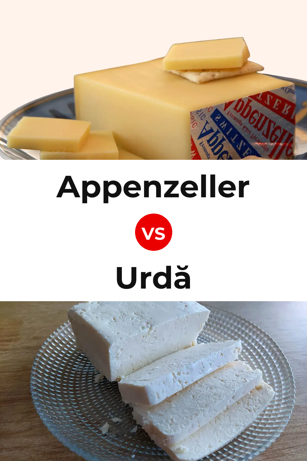 Appenzeller Cheese vs Urdă Cheese Pinterest comparison