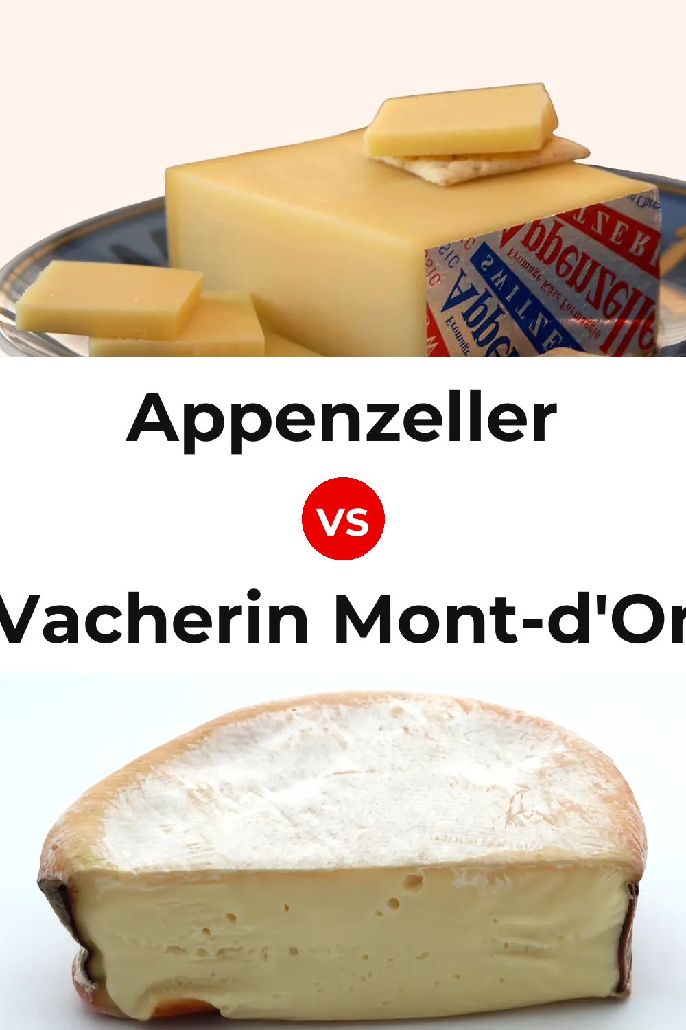 Appenzeller Cheese vs Vacherin Mont-d'Or Cheese Pinterest comparison