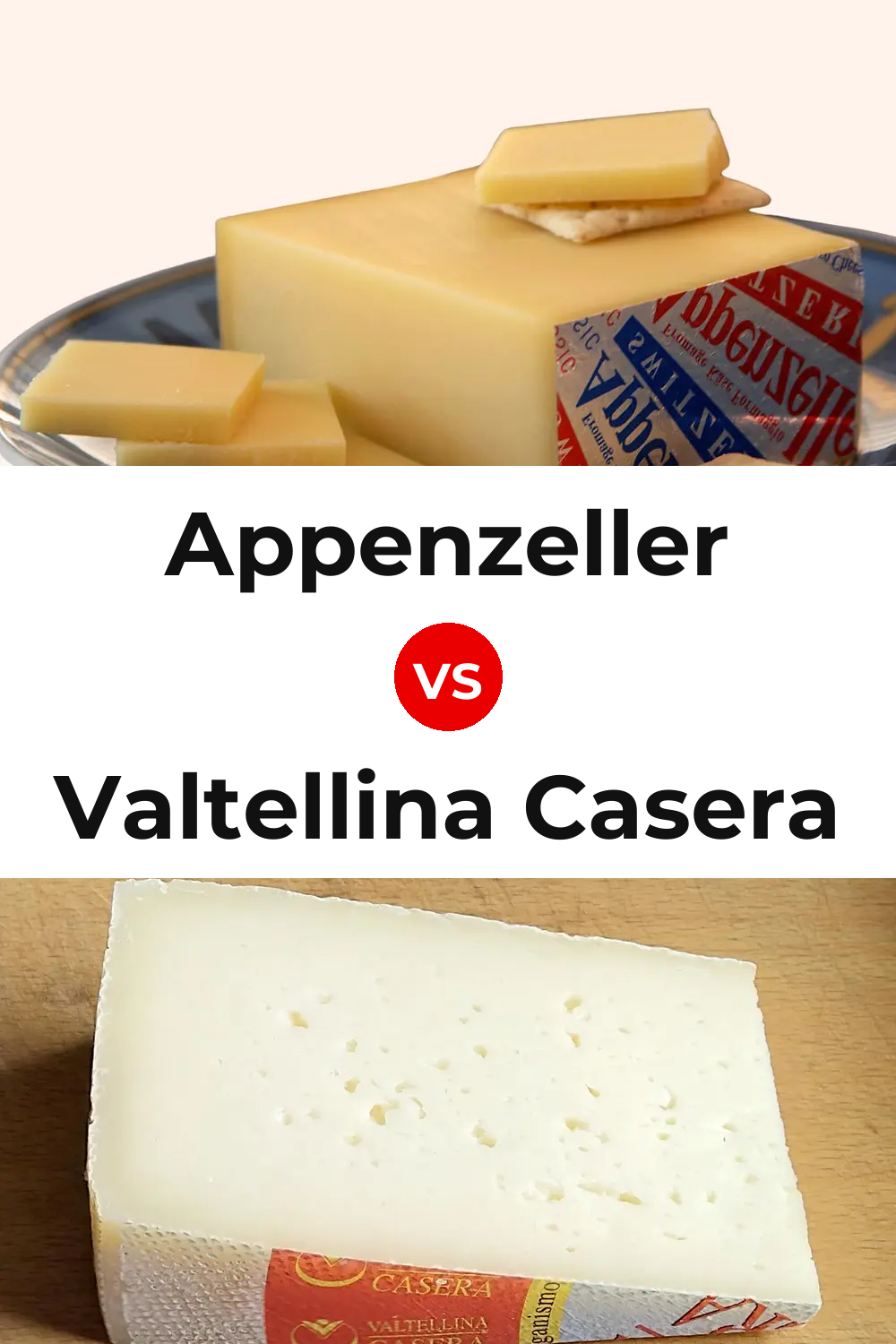 Appenzeller Cheese vs Valtellina Casera Cheese Pinterest comparison