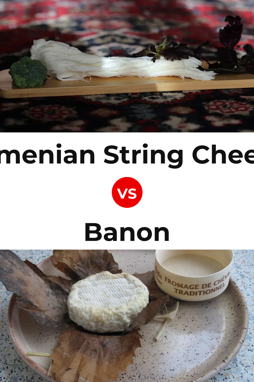 Armenian String Cheese vs Banon Cheese Pinterest comparison