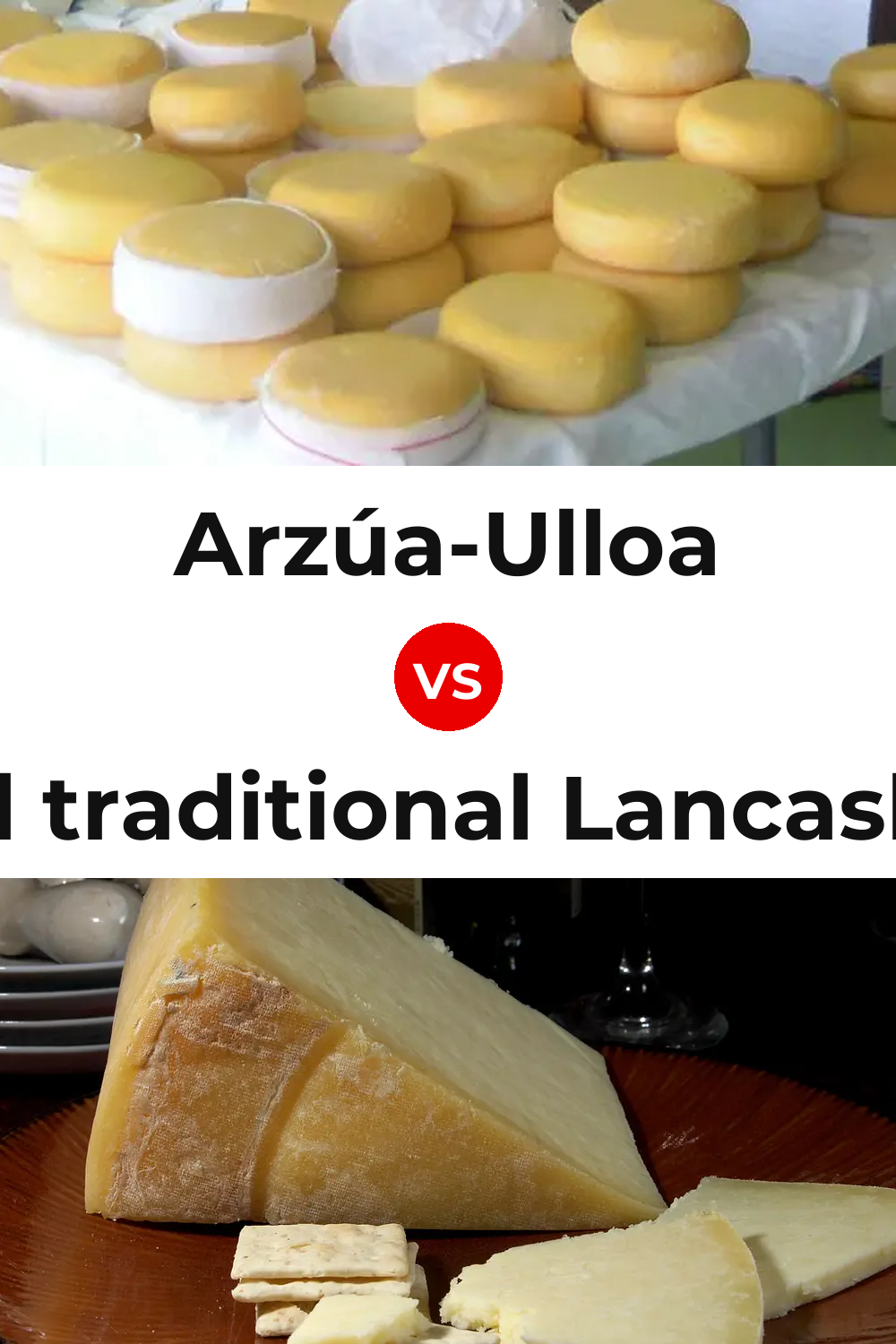 Arzúa-Ulloa Cheese vs Beacon Fell traditional Lancashire cheese Pinterest comparison