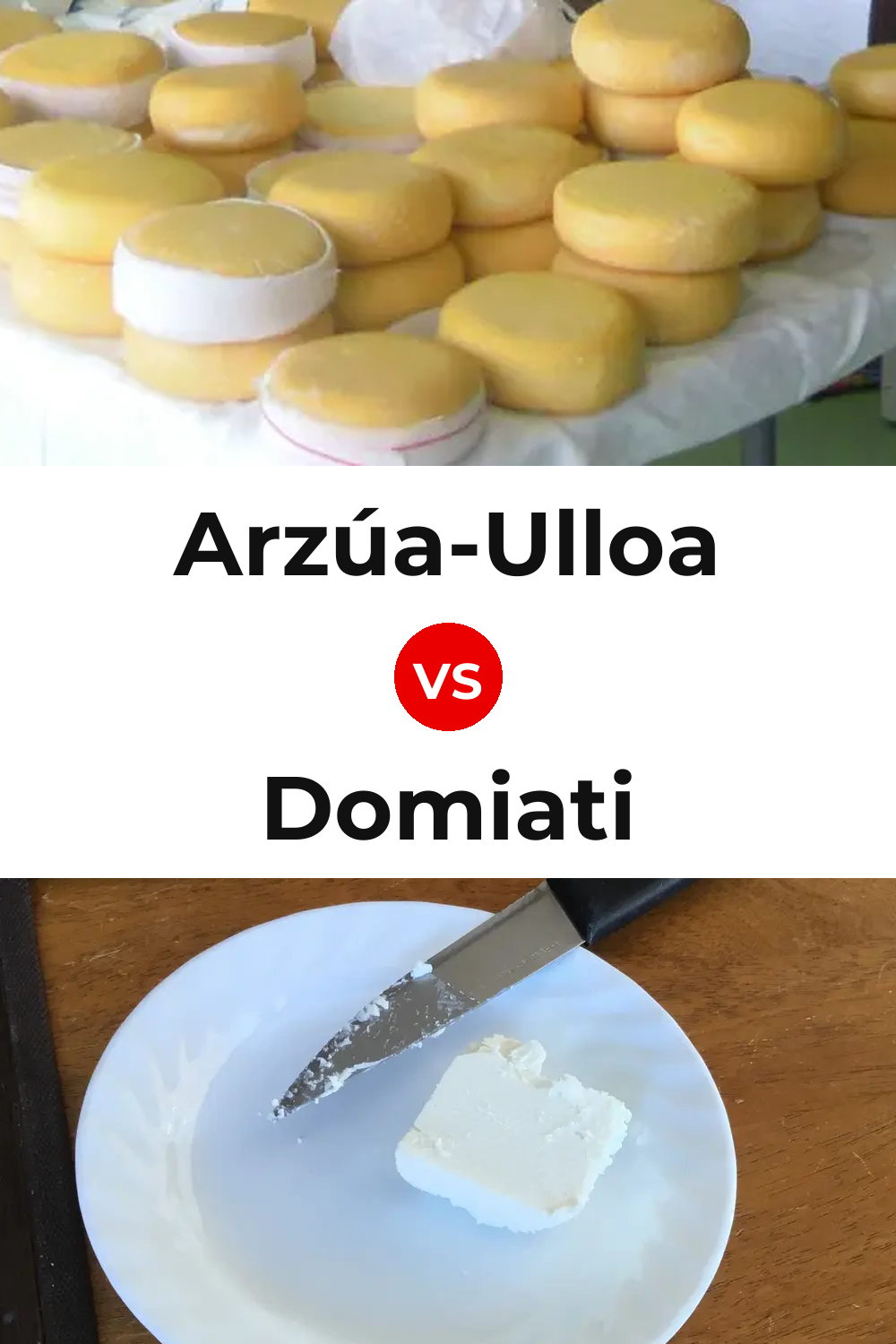 Arzúa-Ulloa Cheese vs Domiati Cheese Pinterest comparison