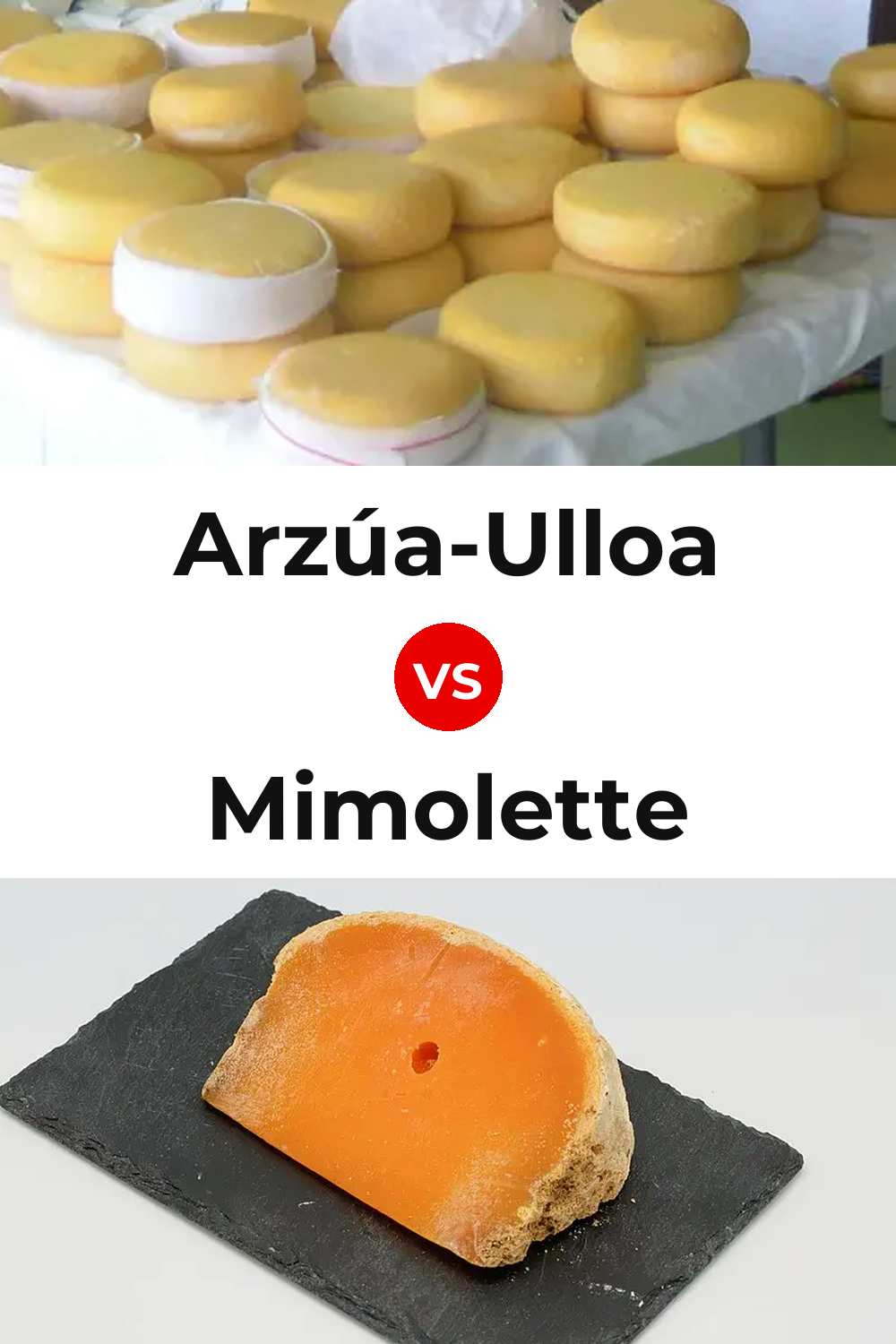 Arzúa-Ulloa Cheese vs Mimolette Cheese Pinterest comparison