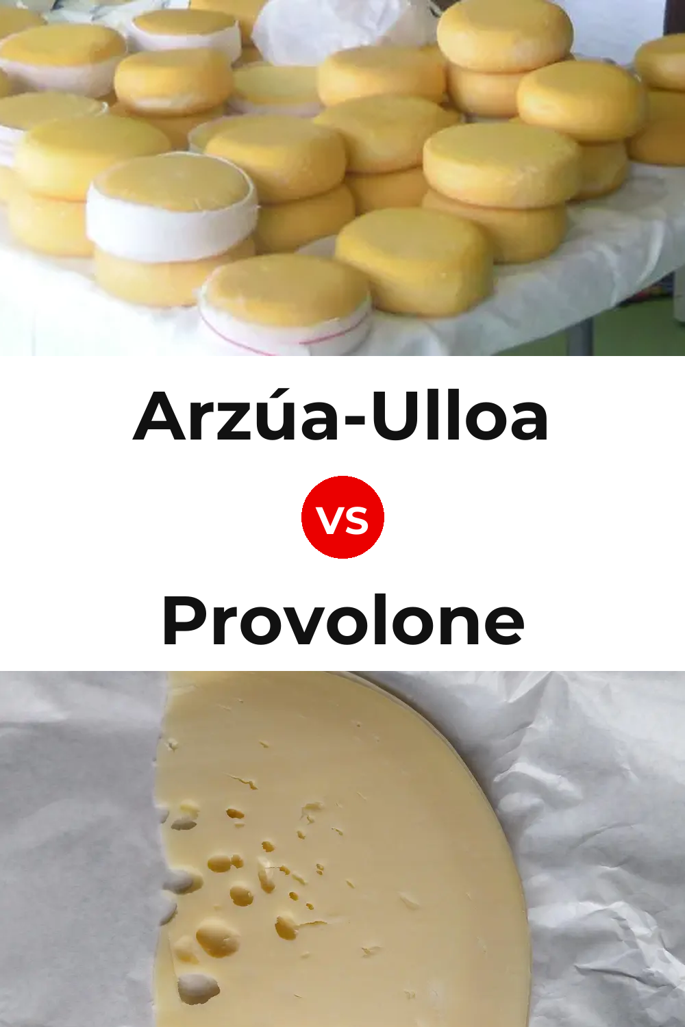 Arzúa-Ulloa Cheese vs Provolone Cheese Pinterest comparison