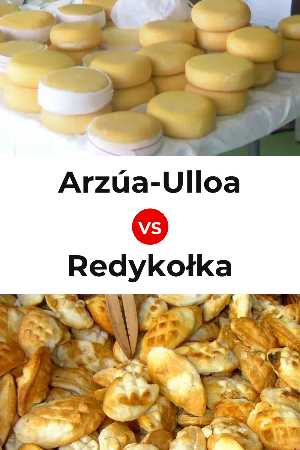Arzúa-Ulloa Cheese vs Redykołka Cheese Pinterest comparison