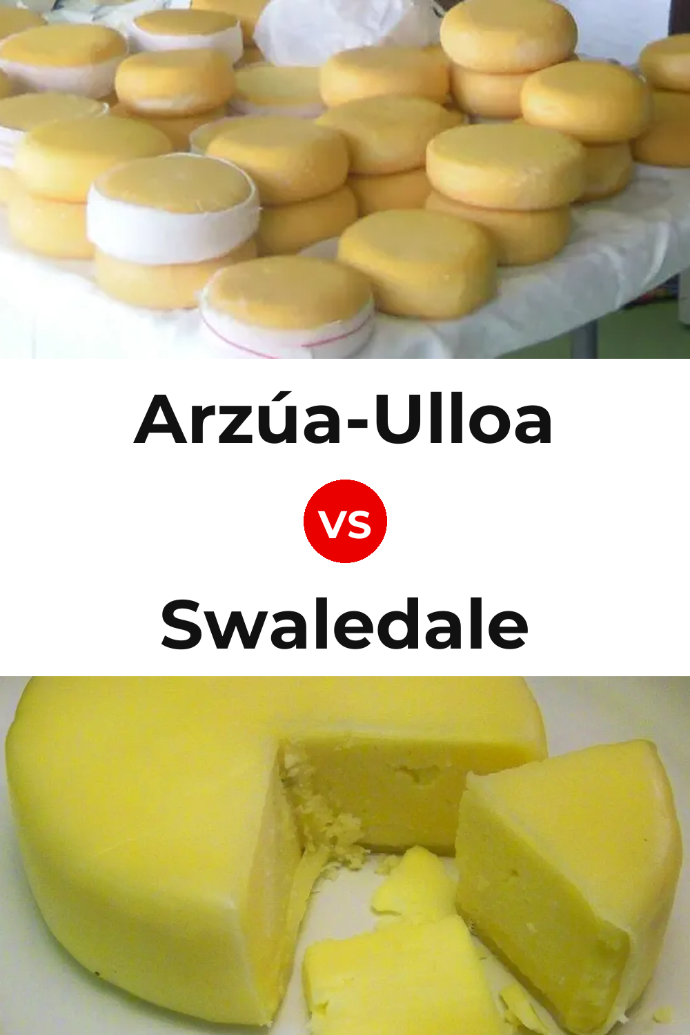 Arzúa-Ulloa Cheese vs Swaledale Cheese Pinterest comparison