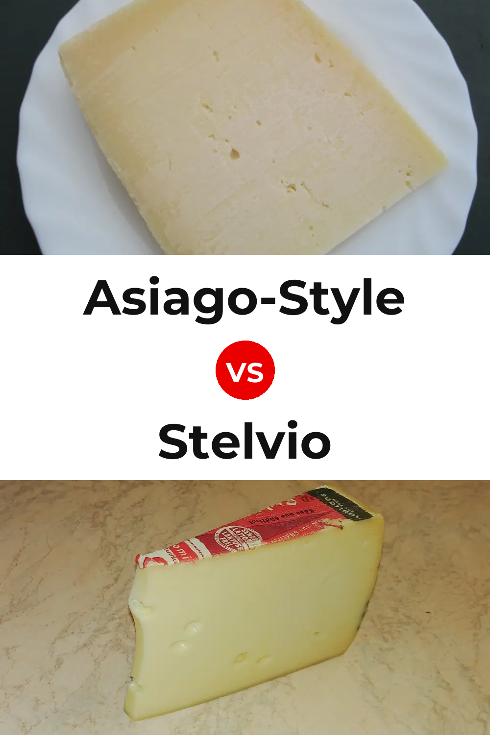 Asiago-Style Cheese vs Stelvio Cheese Pinterest comparison