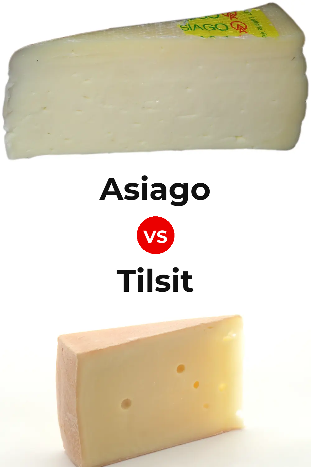 Asiago Cheese vs Tilsit Cheese Pinterest comparison