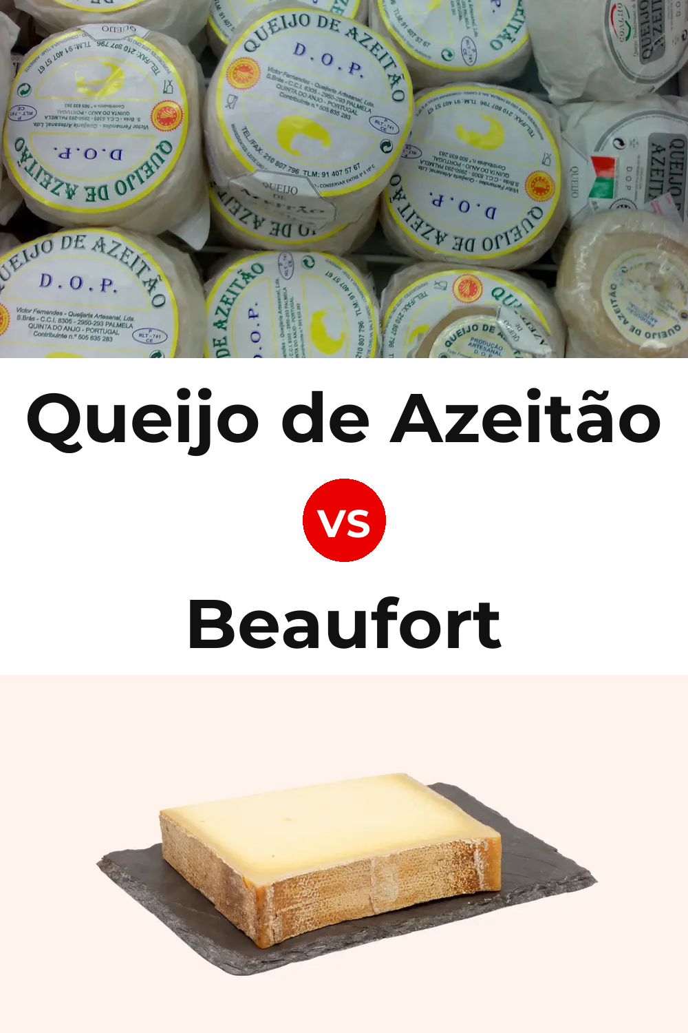 Queijo de Azeitão vs Beaufort Cheese Pinterest comparison
