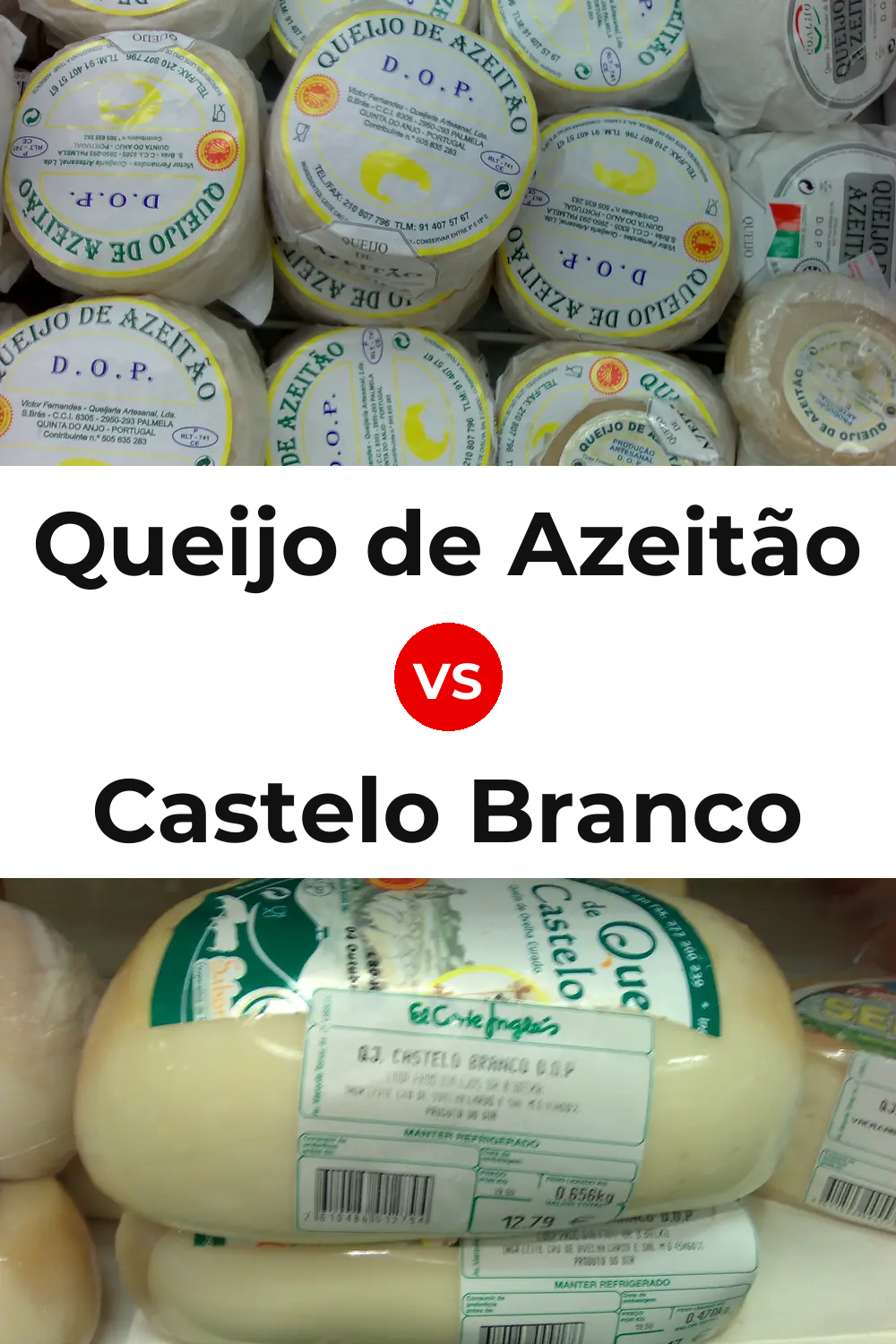 Queijo de Azeitão vs Castelo Branco Cheese Pinterest comparison