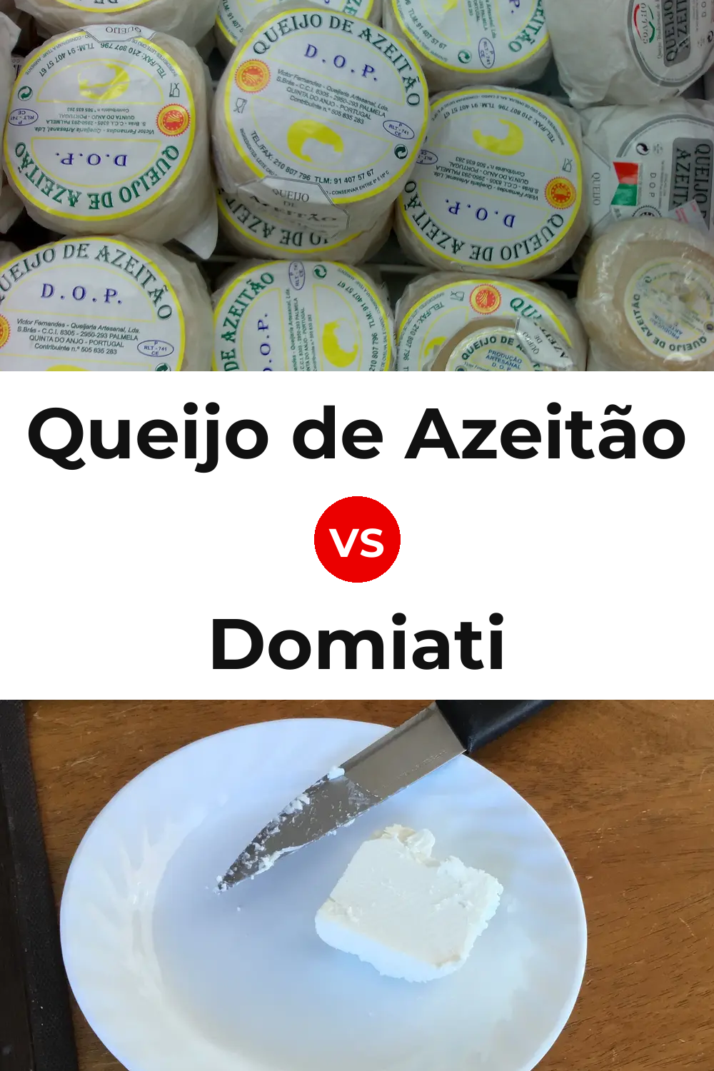 Queijo de Azeitão vs Domiati Cheese Pinterest comparison