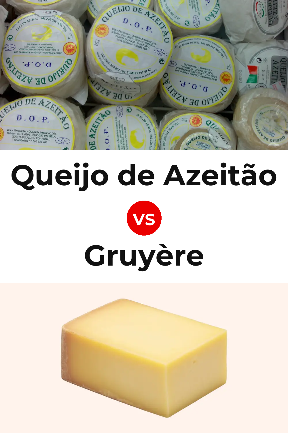 Queijo de Azeitão vs Gruyère Cheese Pinterest comparison