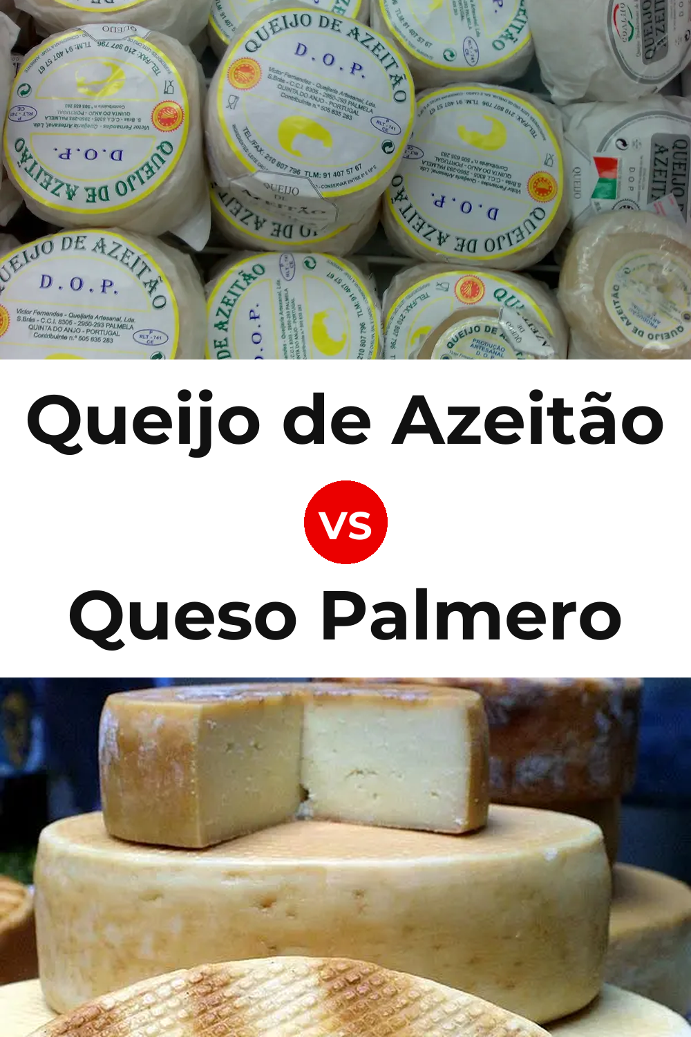 Queijo de Azeitão vs Queso Palmero Pinterest comparison
